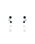 Ofelia - 2 Sapphires & 1 Diamond Piercing