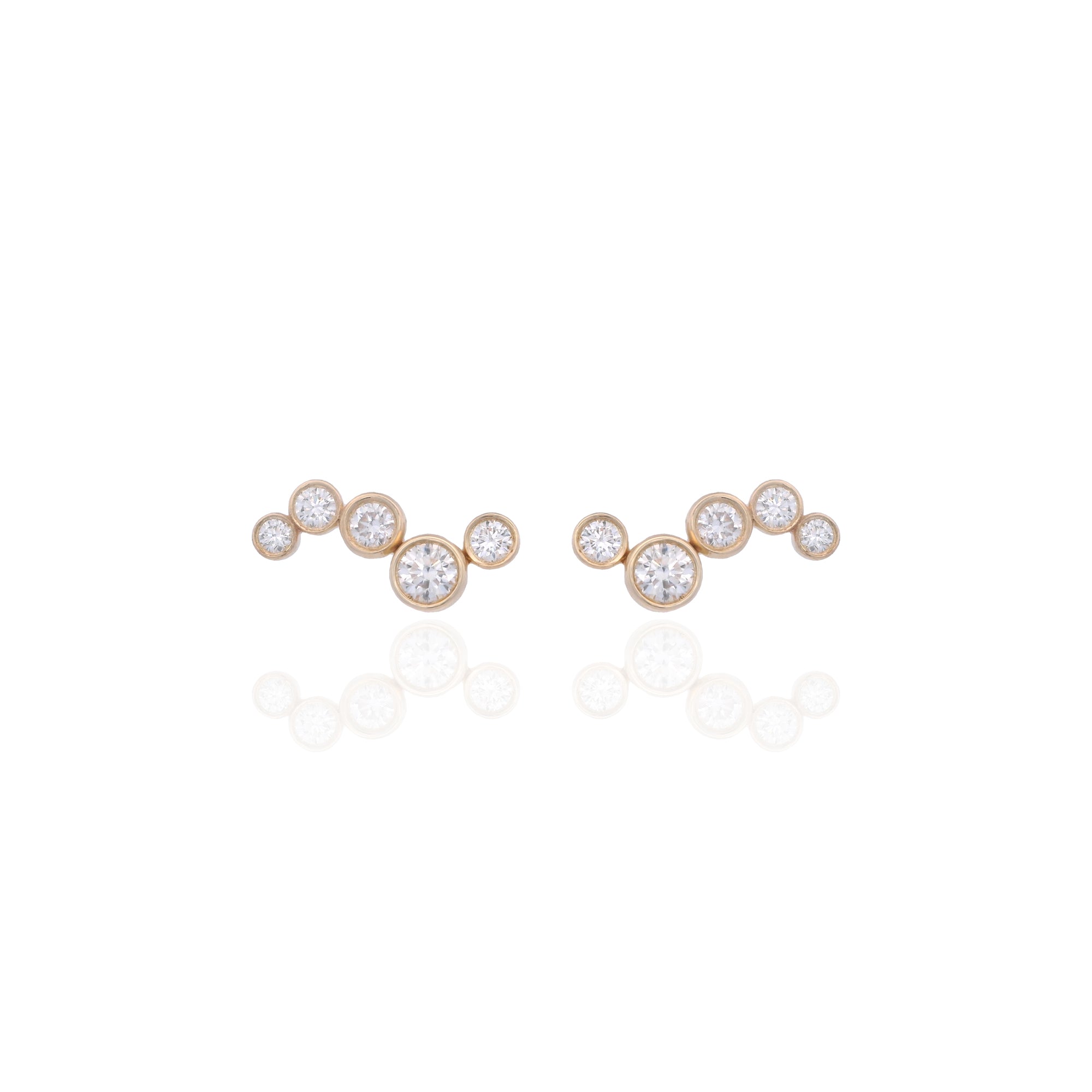 Vita - Earjacket 4 Diamonds Set
