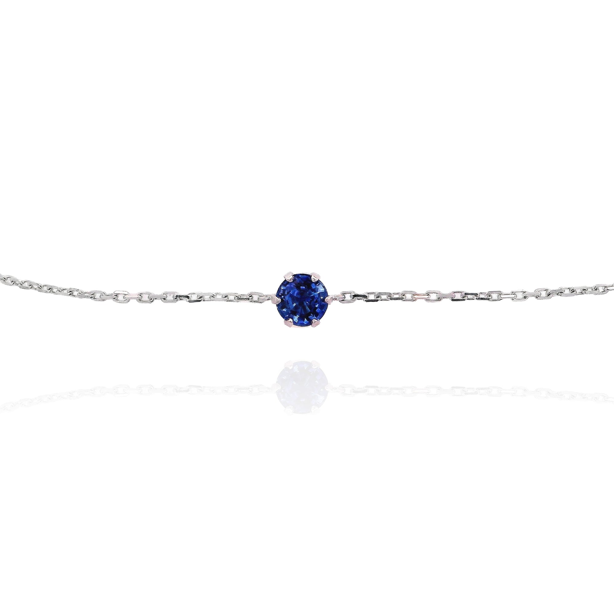 Sofi - Solitaire Sapphire Bracelet