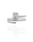 Tosca - Wrap Baguette Diamond Ring