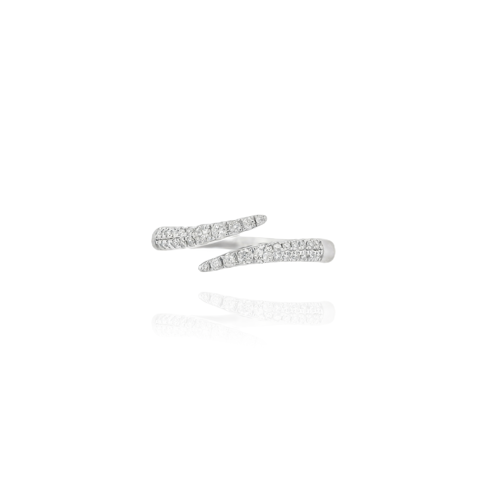 Sky - Wrap Pave Ring