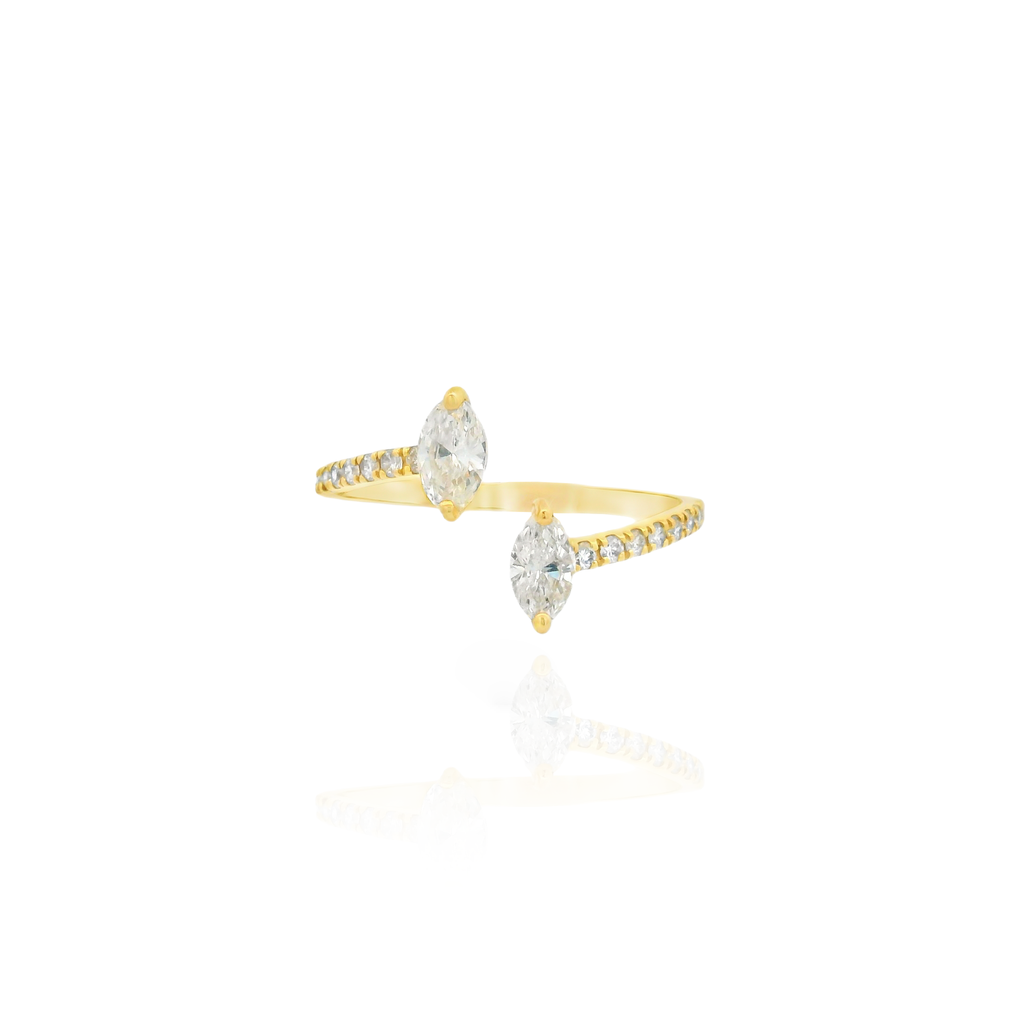 Xaviera - Double Marquise Wrap Ring