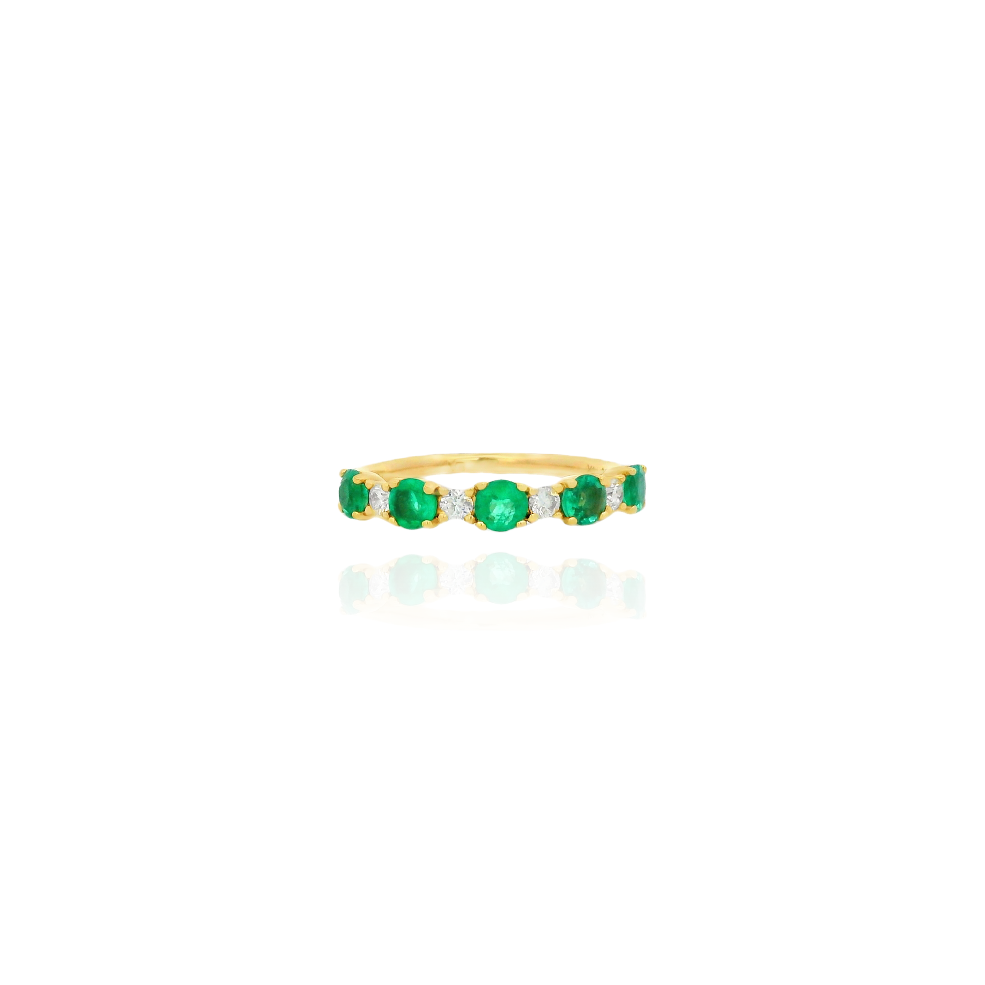 Constanza - Emerald and Diamond Band