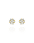 Margot - Flower Diamond Stud
