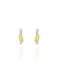 Ainara - Yellow Diamond Marquise Hoop