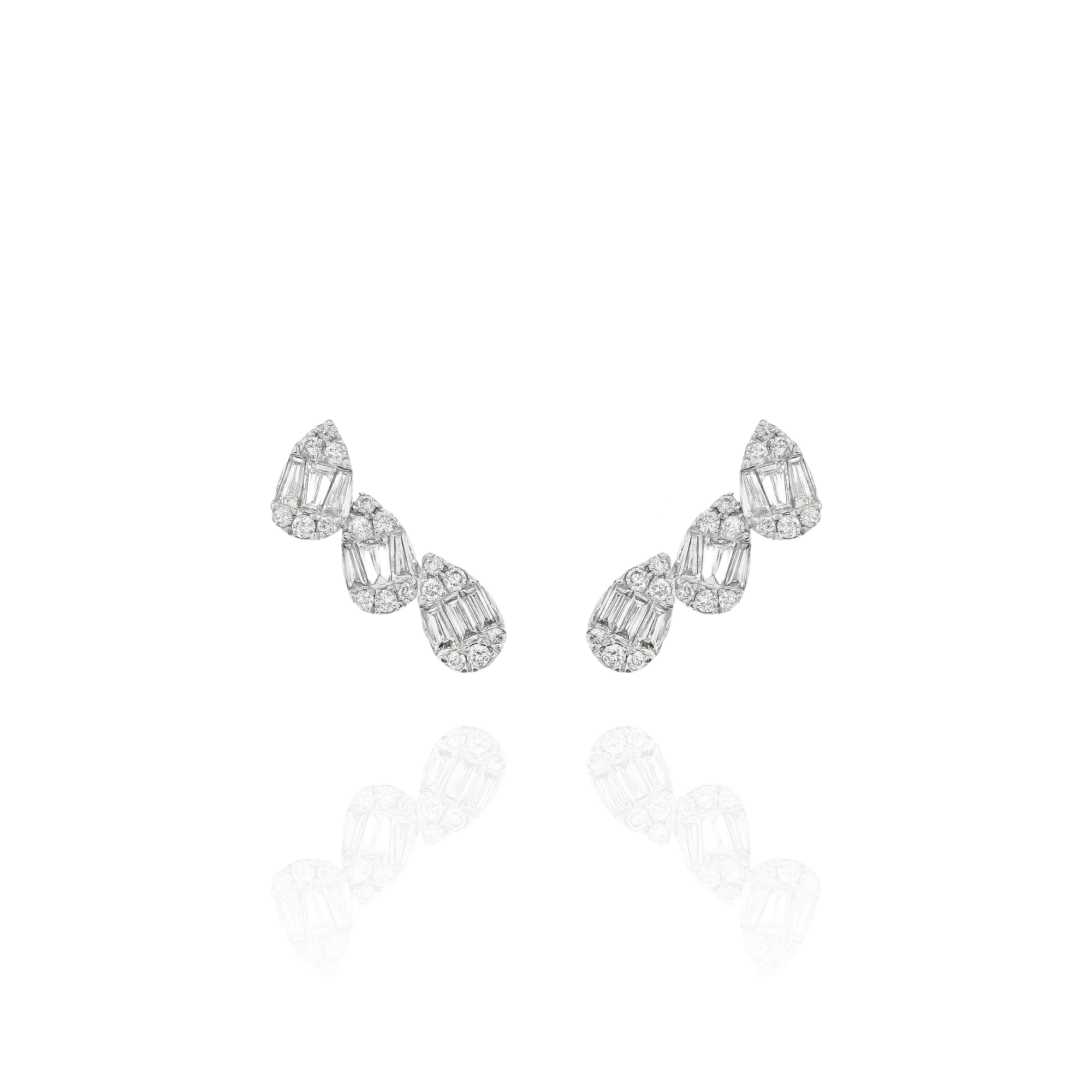 Noa- Climber Pear Cluster Earring