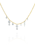 Lorenza - 7 Diamond Drill Necklace