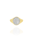 Dolci - Chunky Pinky Pave Ring