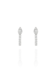 Luce Diamond Baguette Hoop