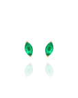 Brio - Emerald Marquise Earrings