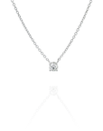 Valen - Round Solitaire Necklace