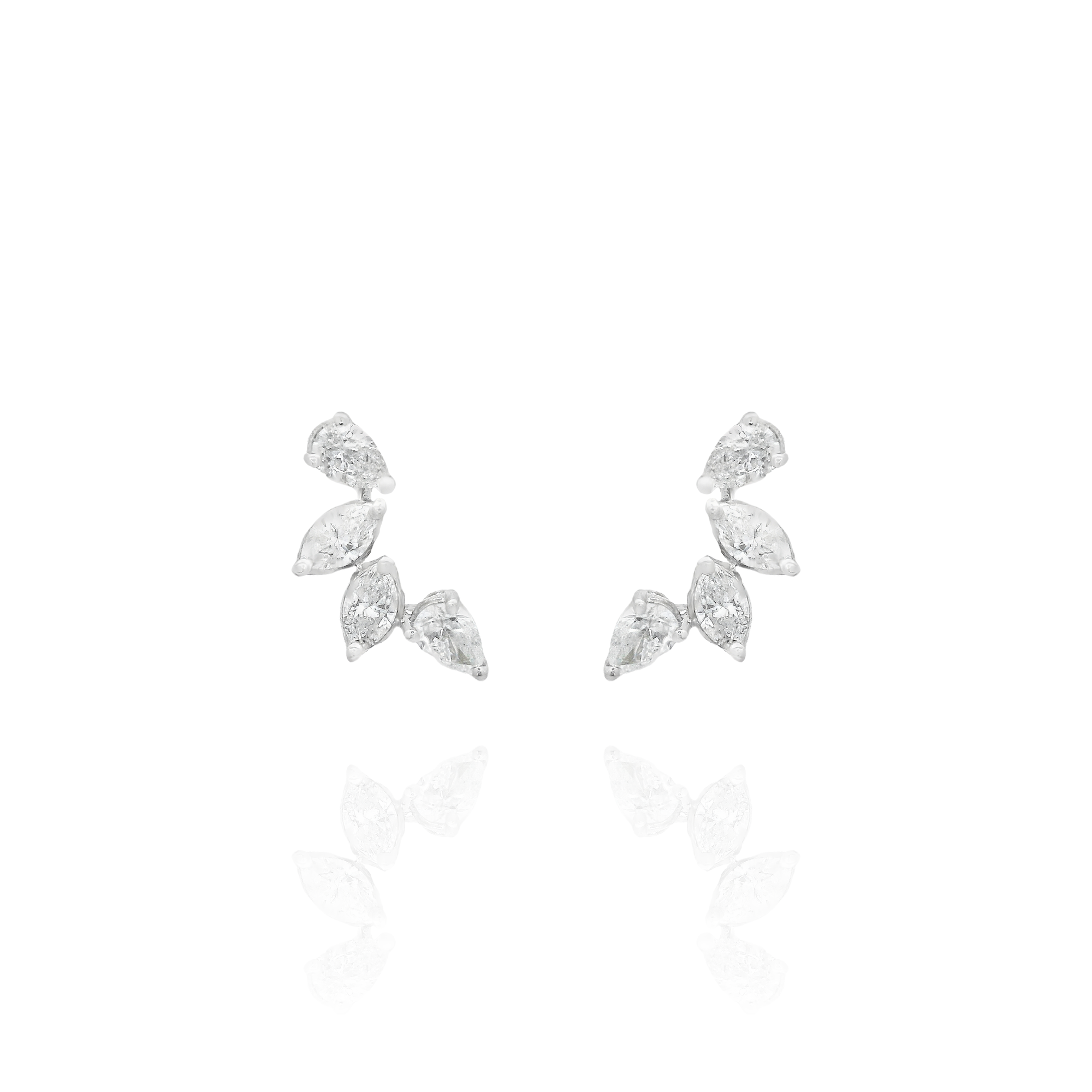 Fortuna - Four Pear Marquise Diamond Stone