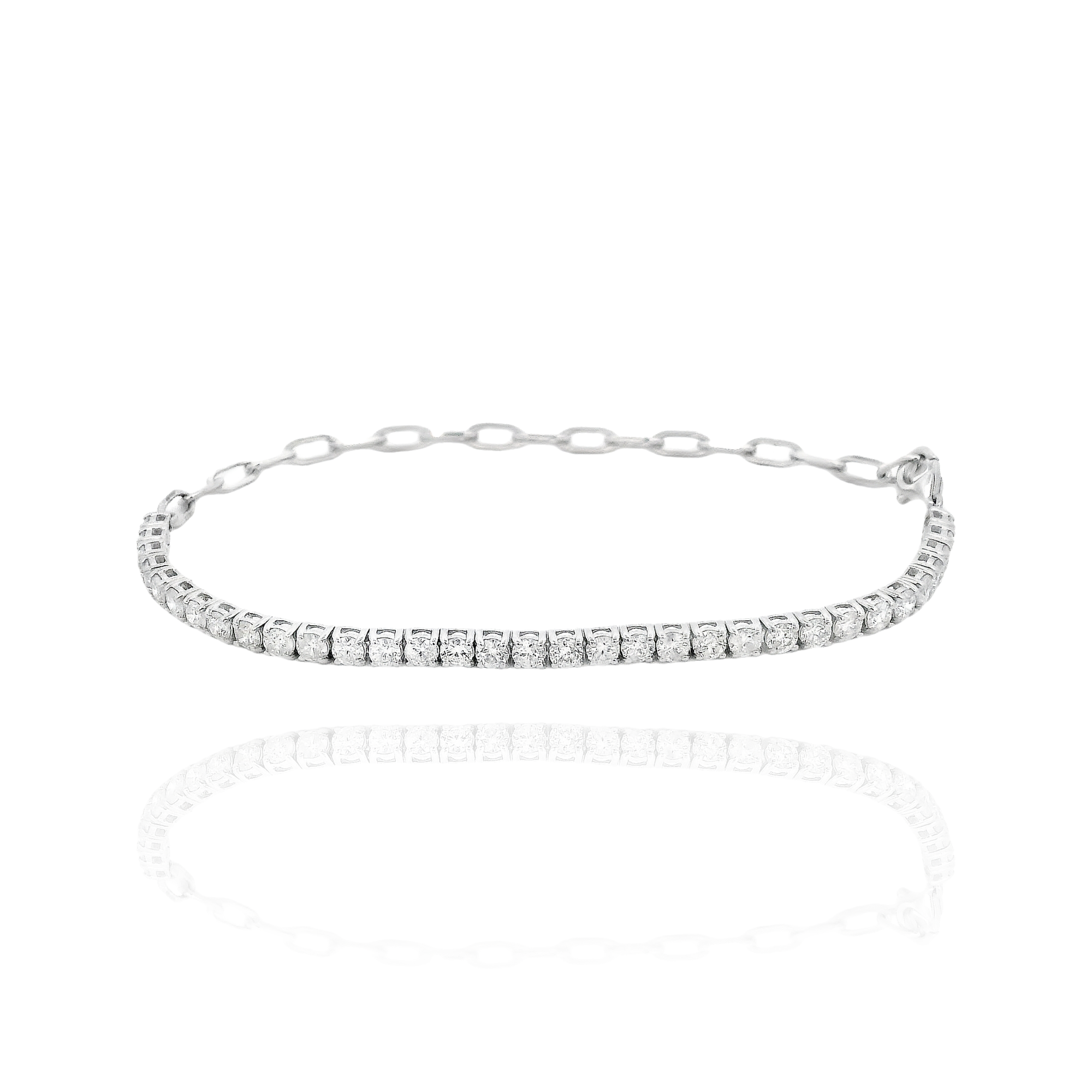 Dina - Tennis Chain Bracelet