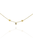 Luna- Two in One Diamond Bezel Necklace