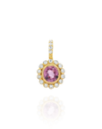 Amelia Pink Sapphire Charm