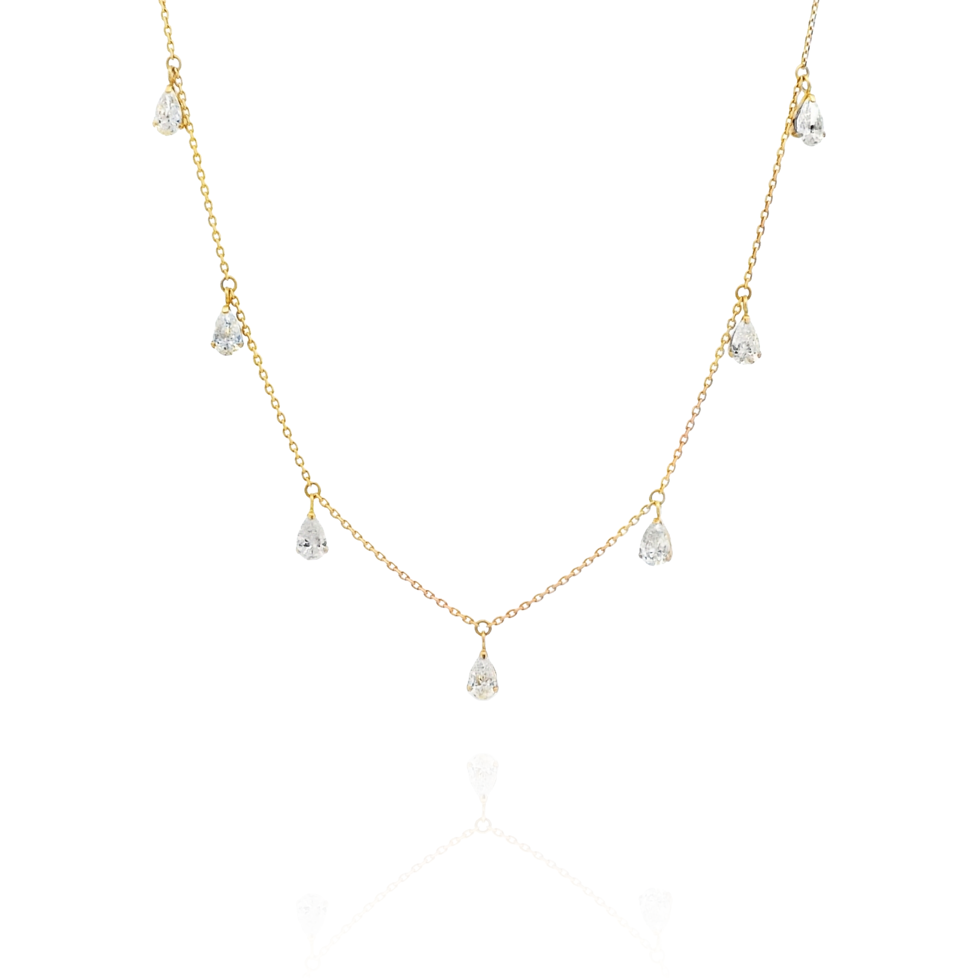 Tory Pear Drop Necklace