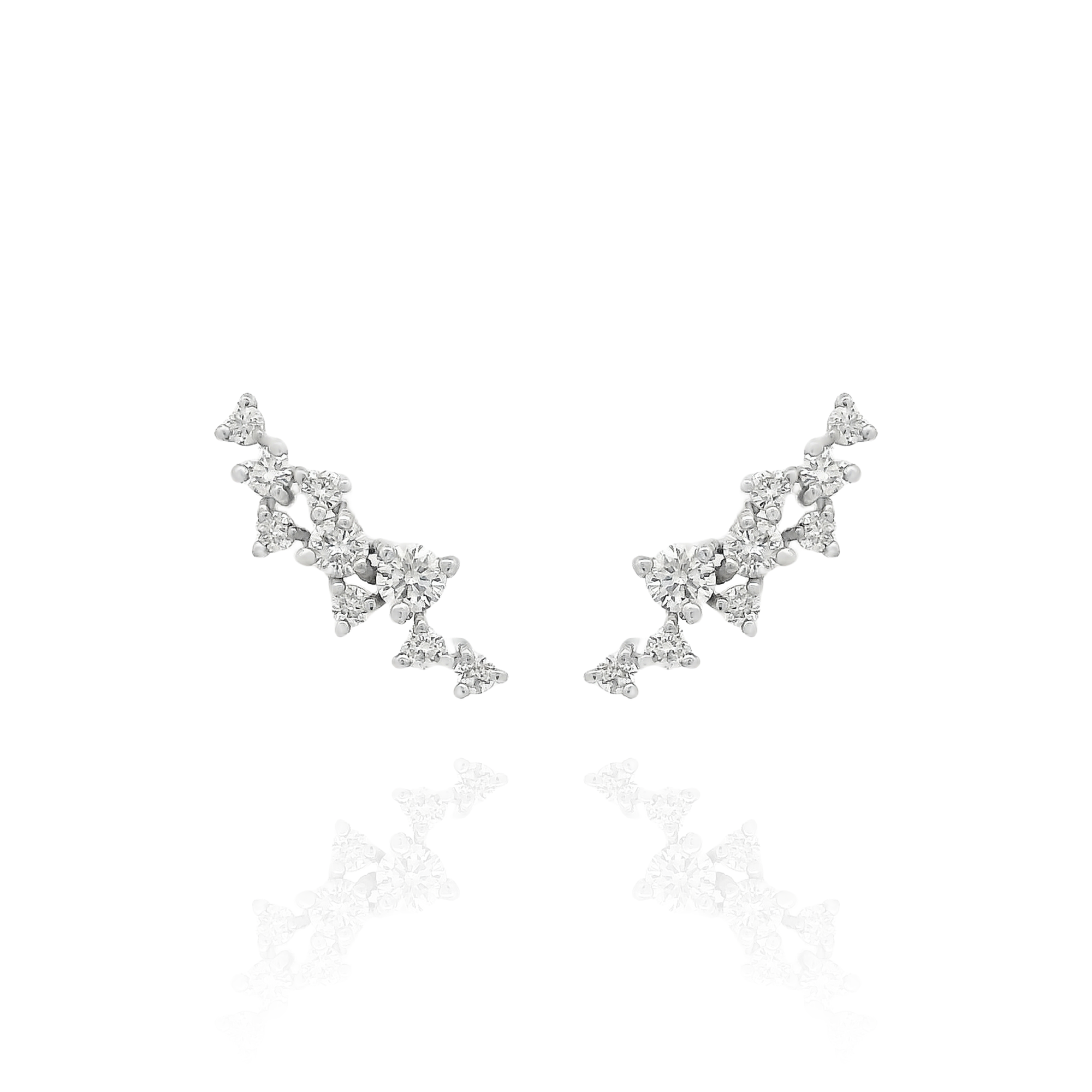 Nicoleta Mini Climber Earrings