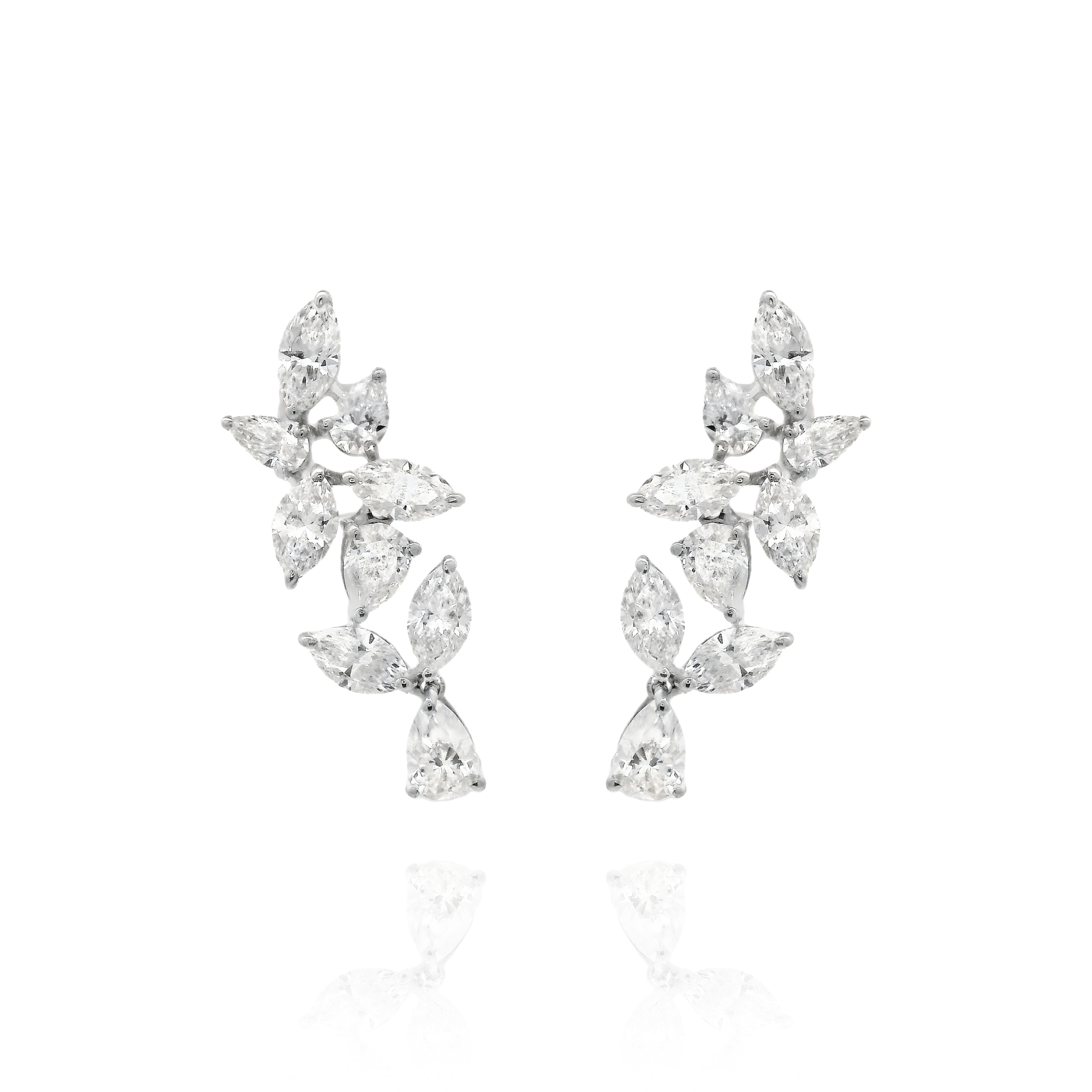 Asia Drop Diamond Earring