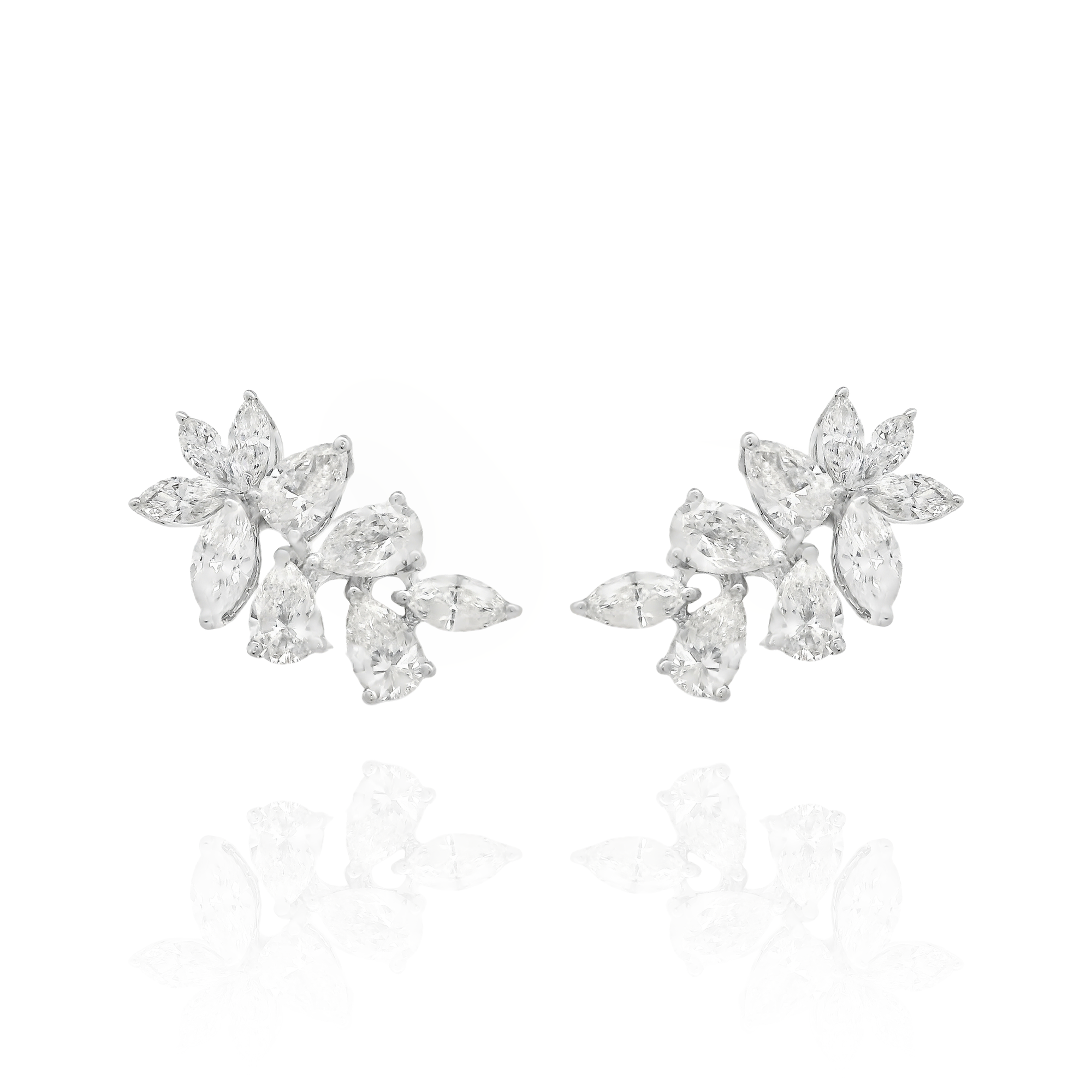Caroline Cluster Diamond Earring