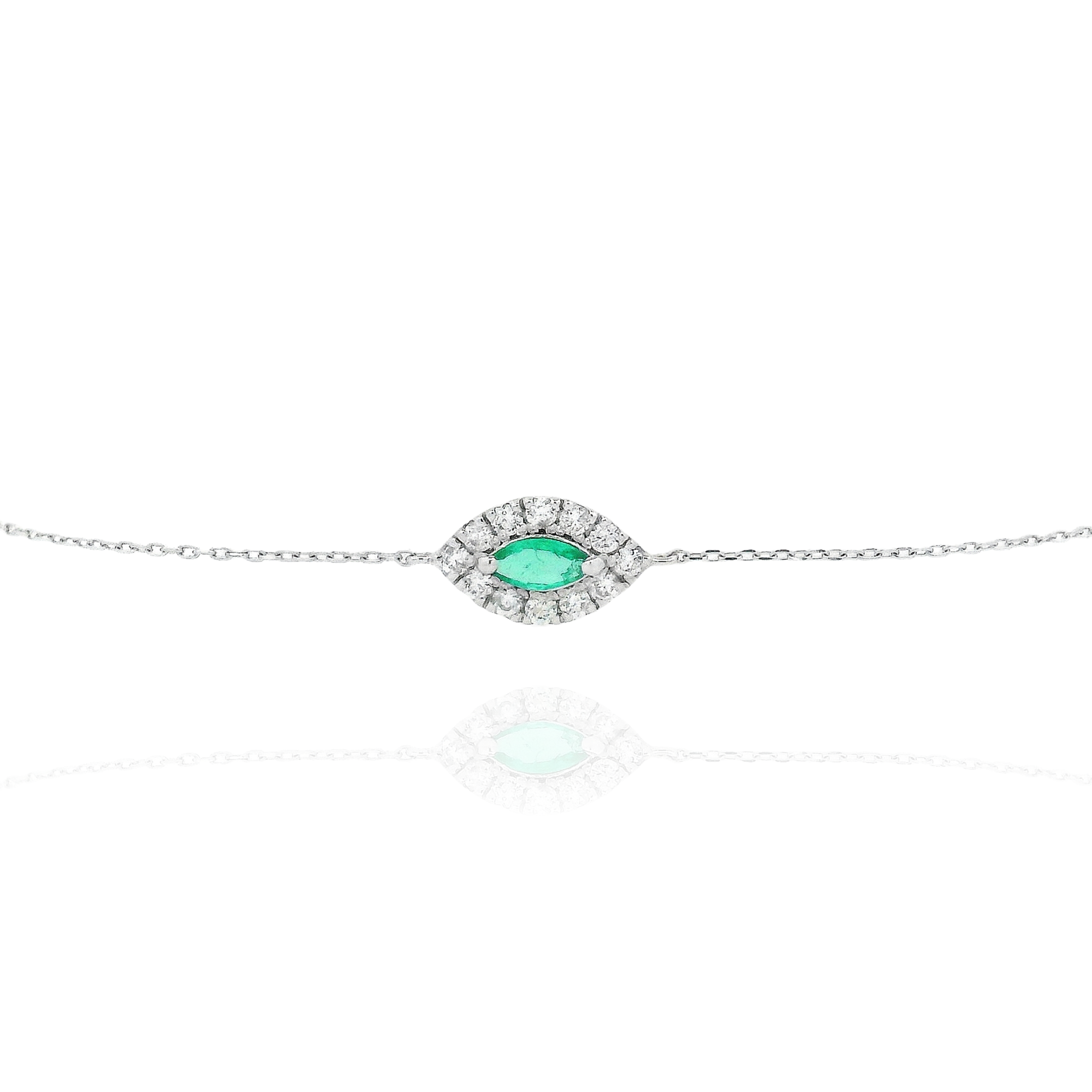 Luci - Emerald Eye Bracelet