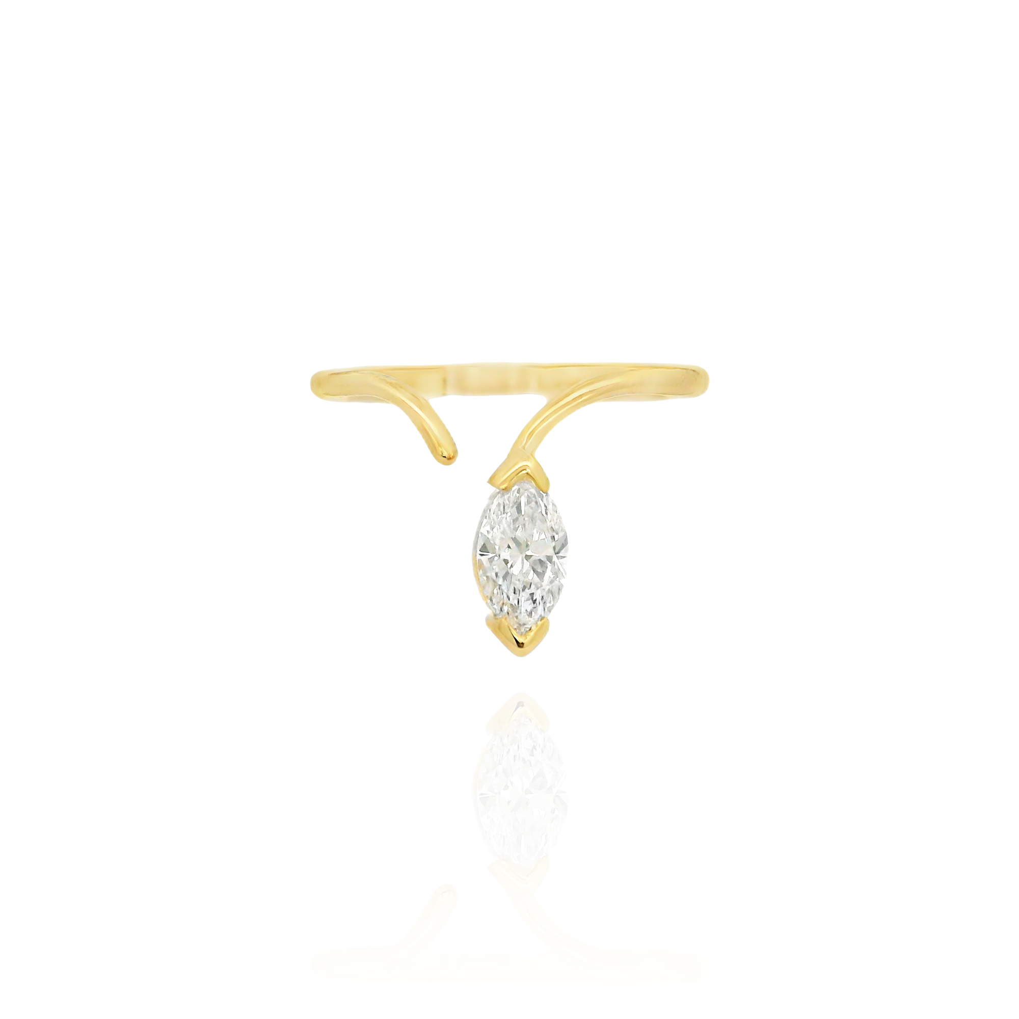 Nica Elisa Team Marquise Pinky Ring
