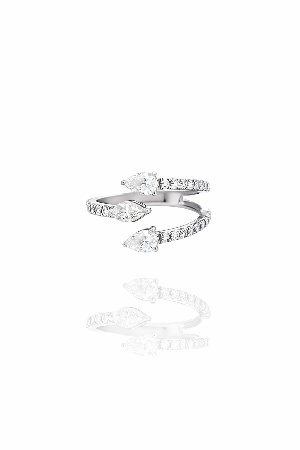 Isidora - Triple Marquise Ring