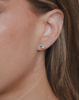 Ofelia - 2 Emerald & 1 Diamond Piercing