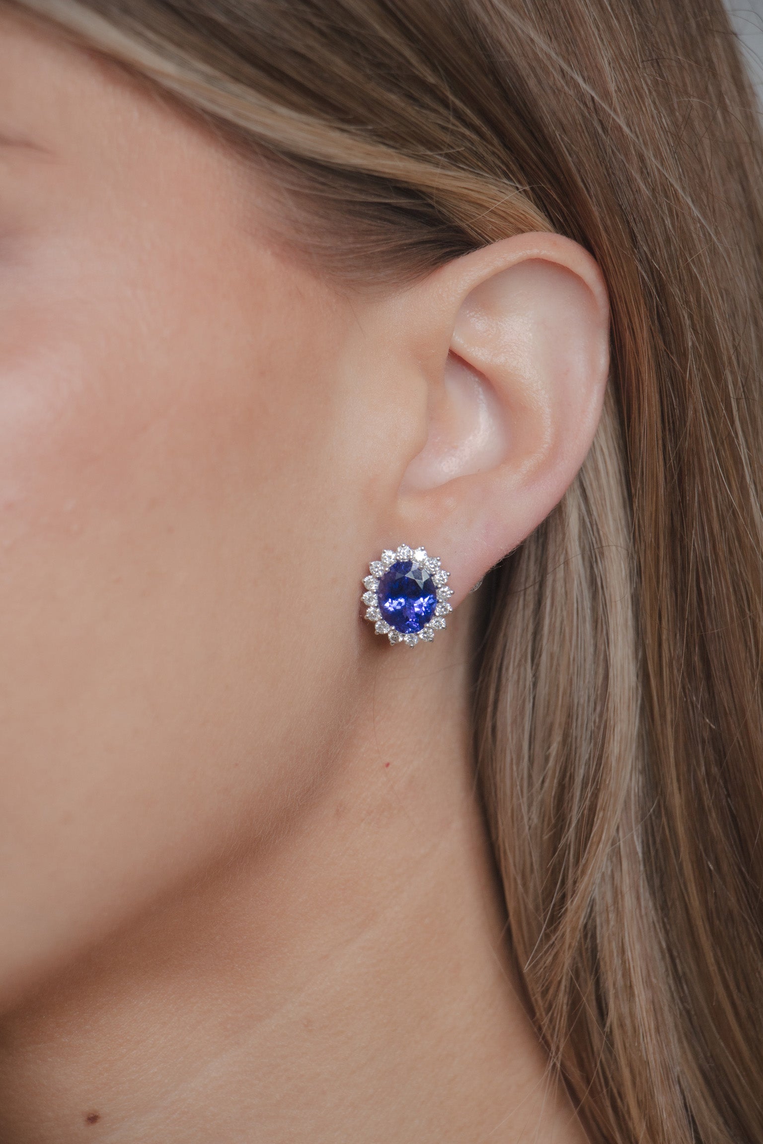Lady D Tanzanite Earrings