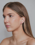 Dalila - Ruby Piercing Drop Pair