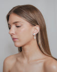 Flower + Pearl Ear Jacket