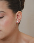 Margot - Flower Diamond Stud