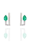Sienna - Emerald Hoop