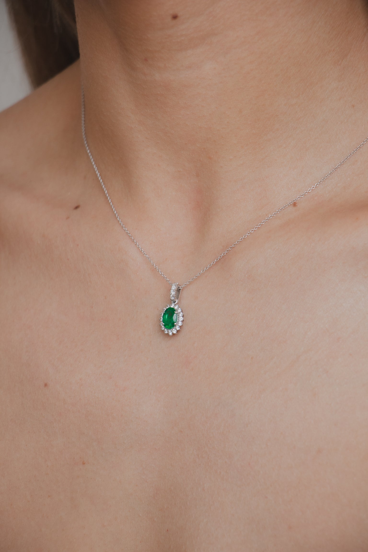 Lady D Emerald Pendant