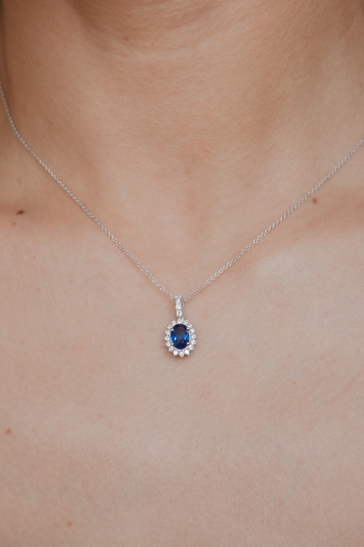 Lady D Sapphire Pendant