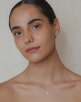 Luisa - Solitaire Bezel Necklace