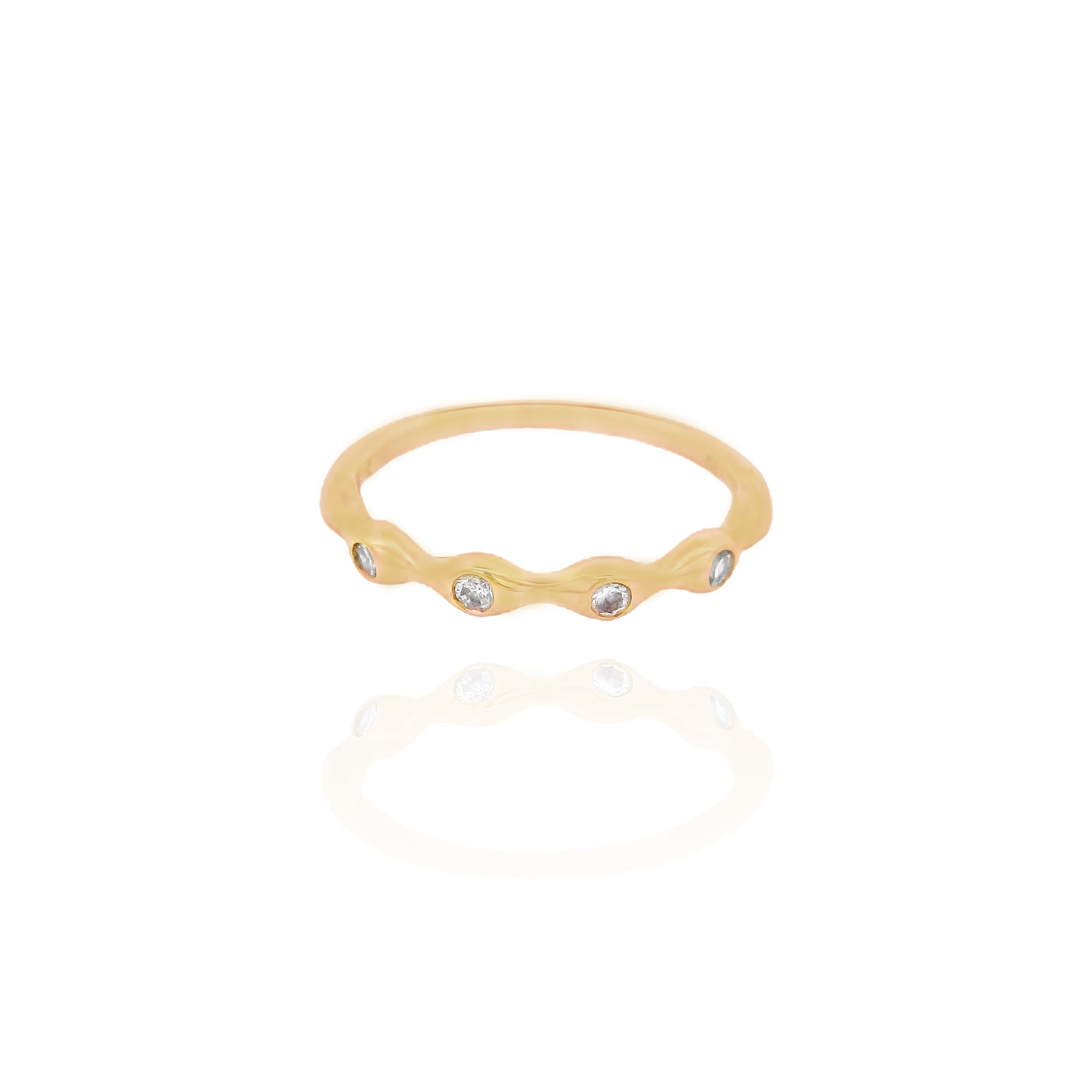 Fiore - Round Gold Ring