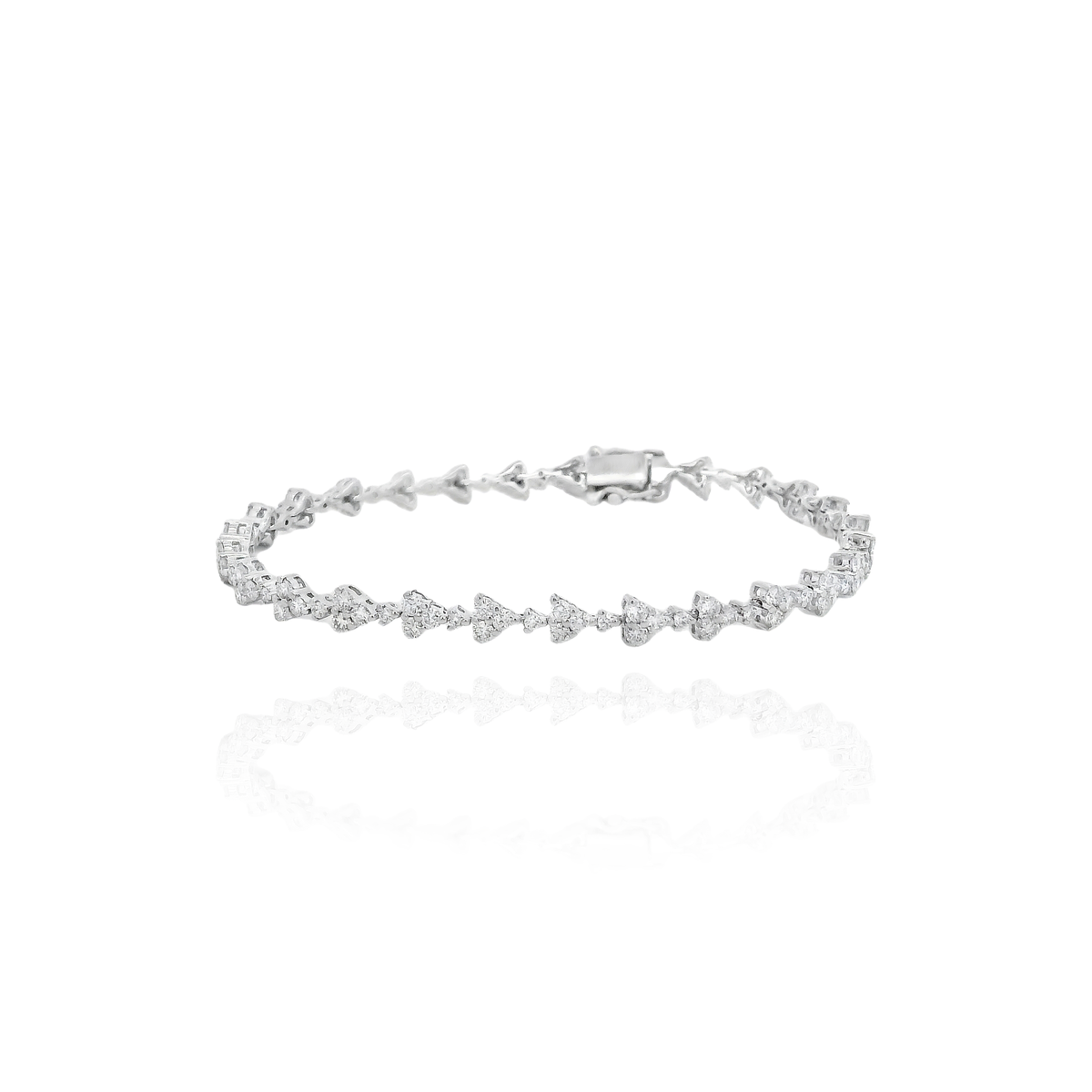 Ninna- Trebol Tennis Bracelet