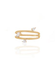 Lira - Triple Pear Diamond Ring