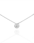 Luisa - Solitaire Bezel Necklace