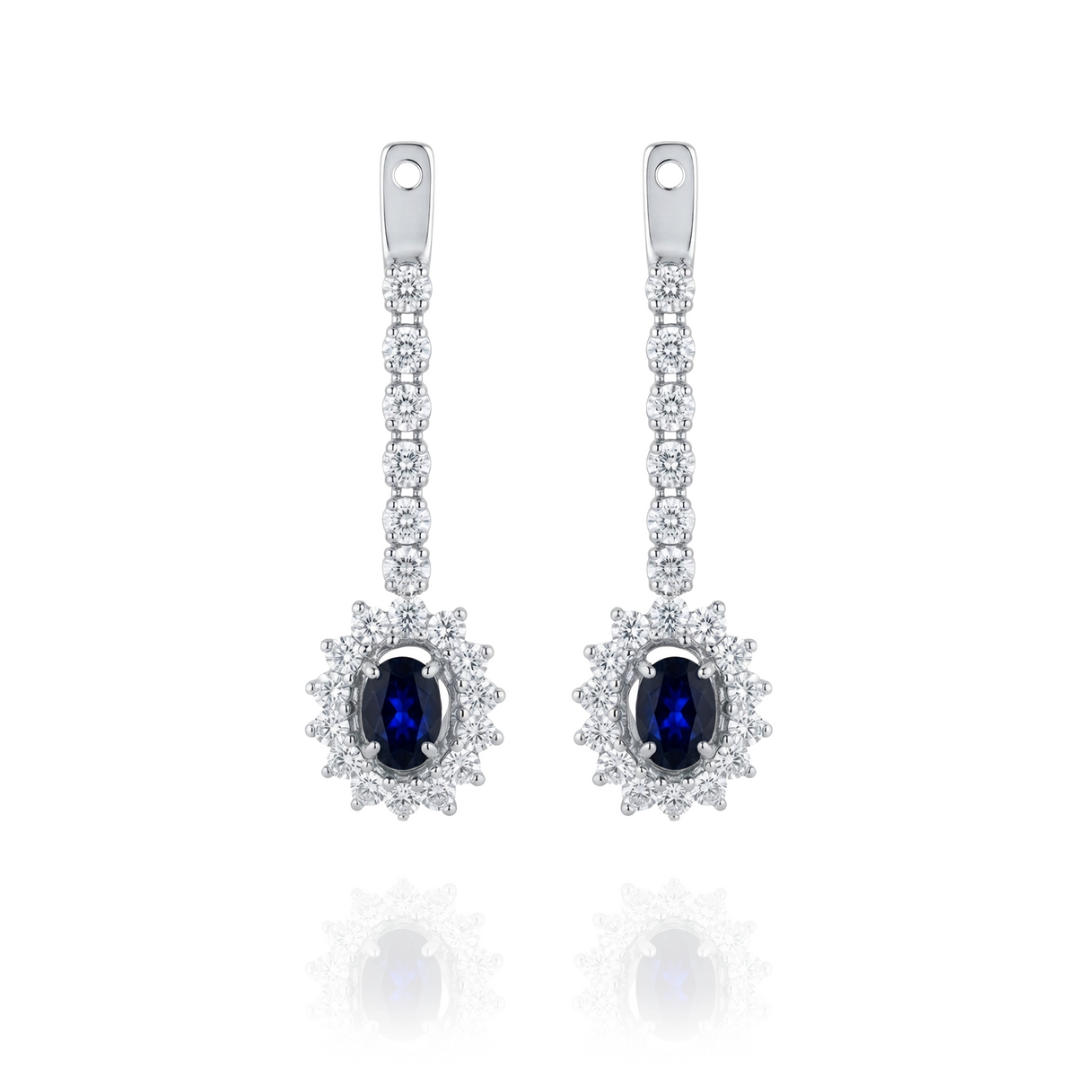 Leti- Sapphire Earjacket