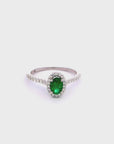 Ines - Oval Emerald Ring