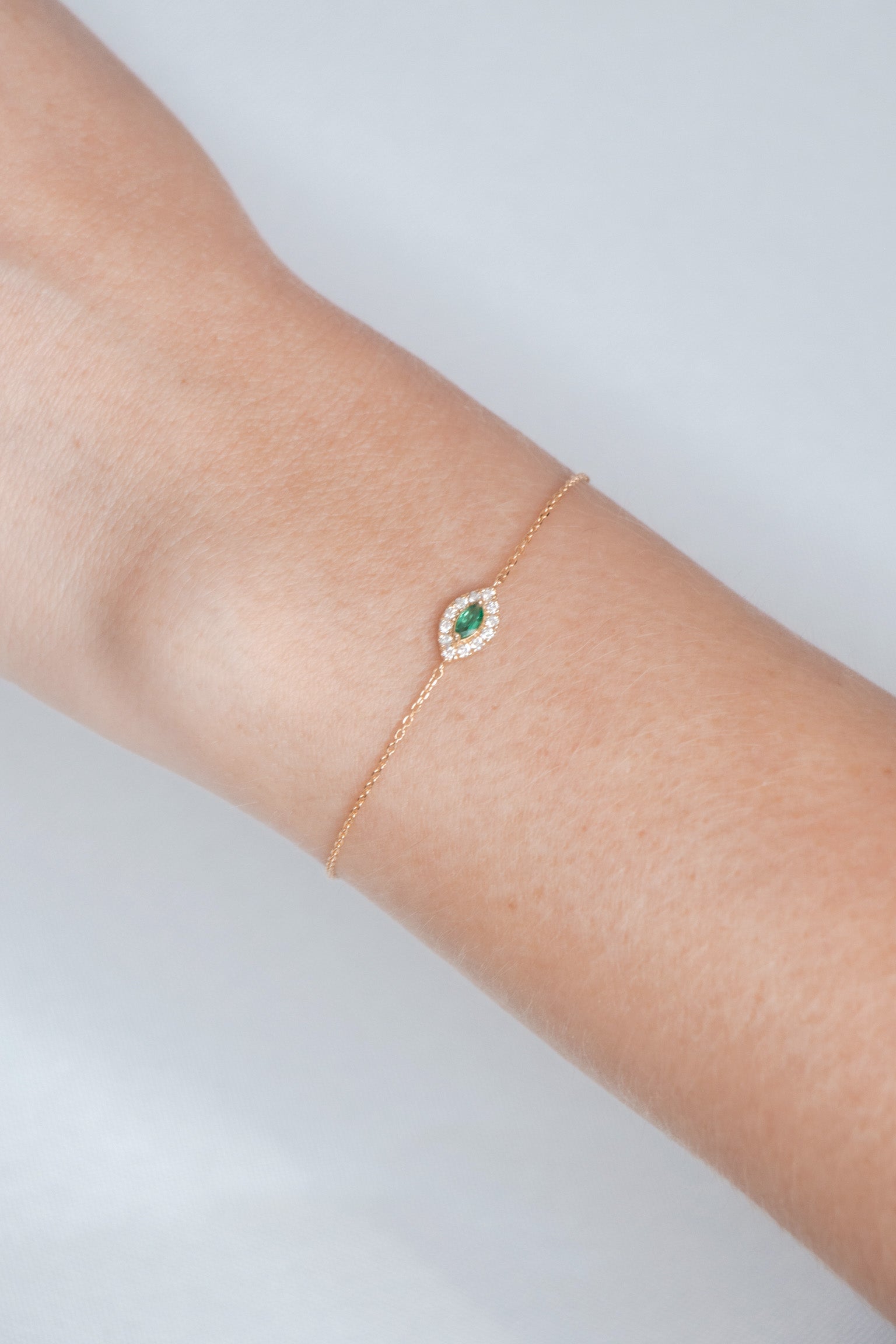 Luci - Emerald Eye Bracelet