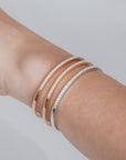 Diamond Bangle White Gold