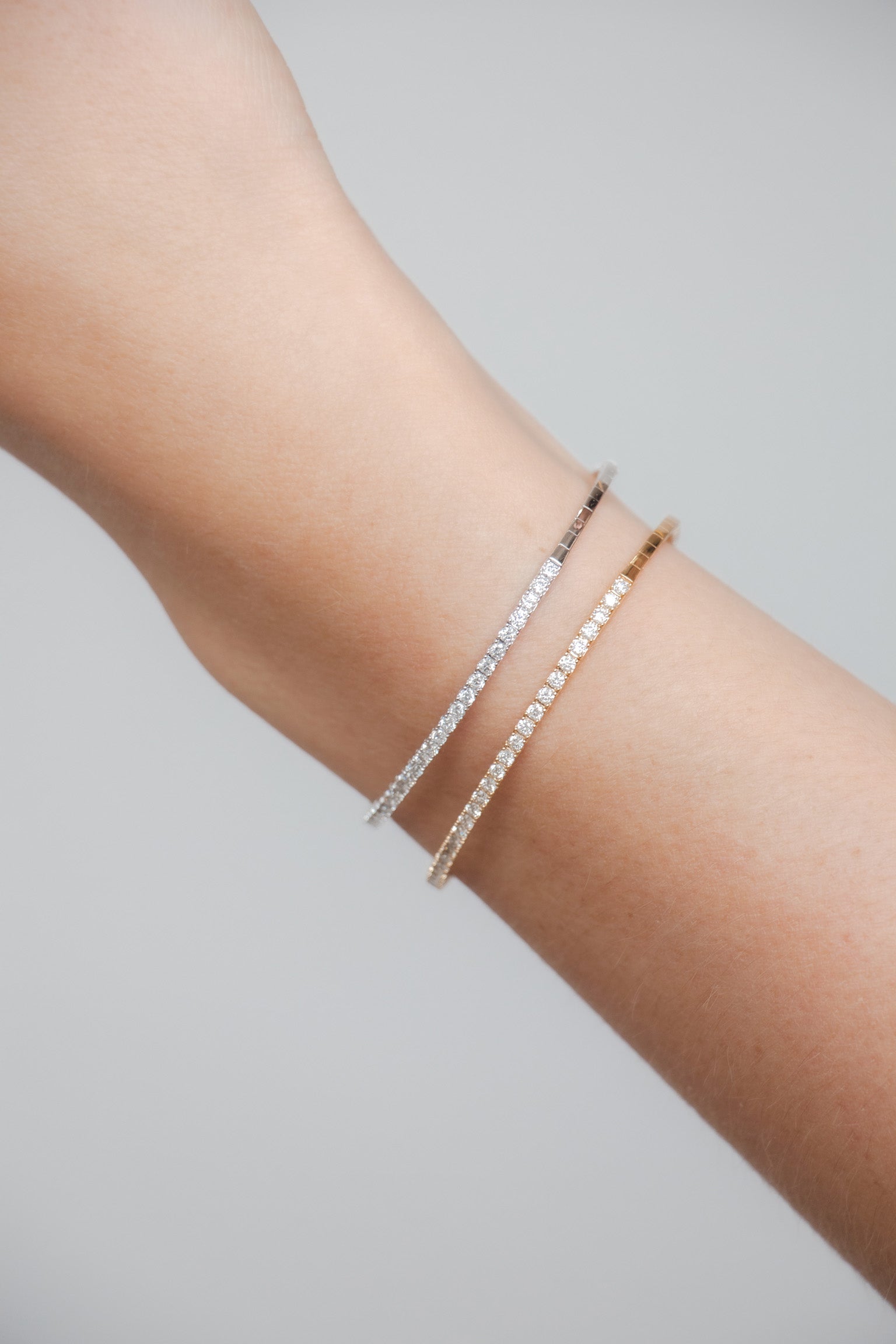 Barbara - Flexible Diamond Bangle