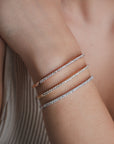 Diamond Bangle Rose Gold