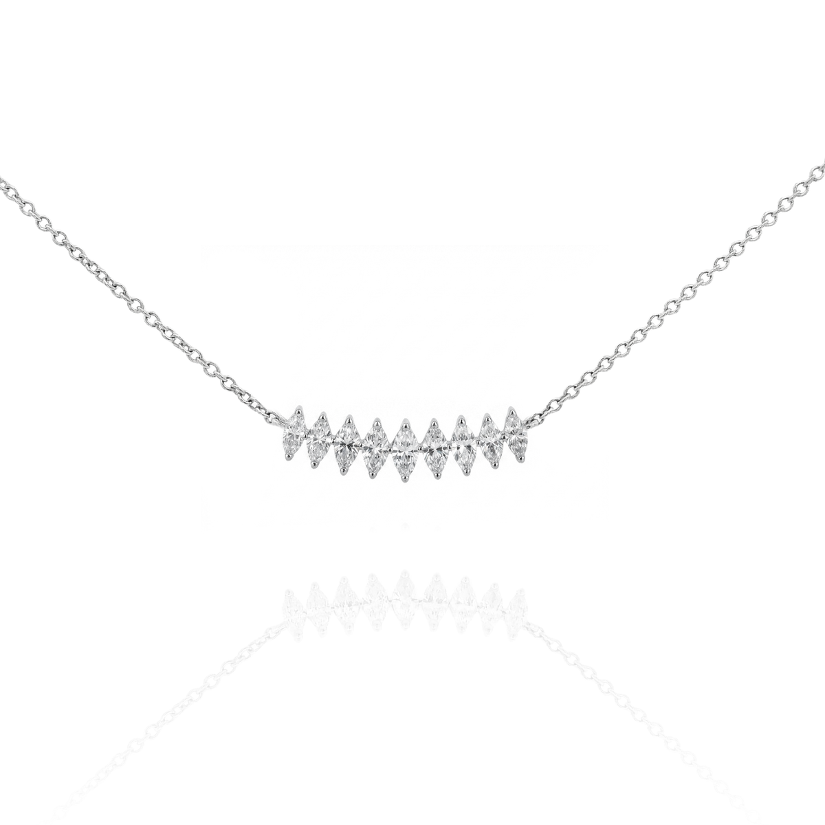 Izzy Climber Marquise Necklace