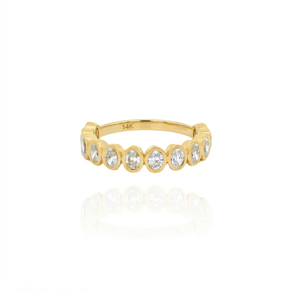 Simona Oval Half Bezel Band