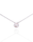 Luisa - Solitaire Bezel Necklace