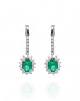 Lady D Emerald Earjackets
