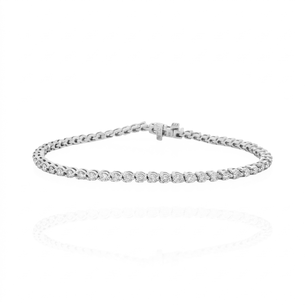 Elle - High Tennis Bracelet Prong